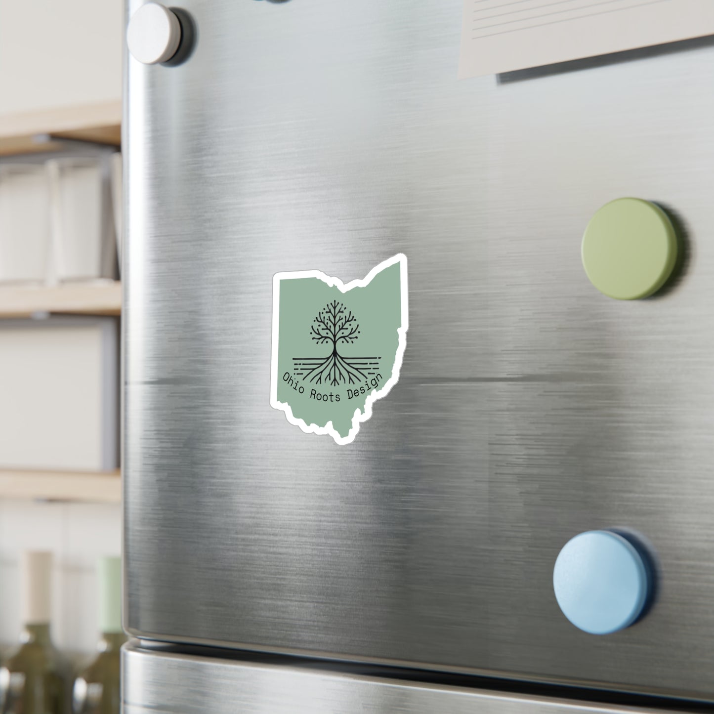 Ohio Roots Vinyl Decal (Green Tree Logo)