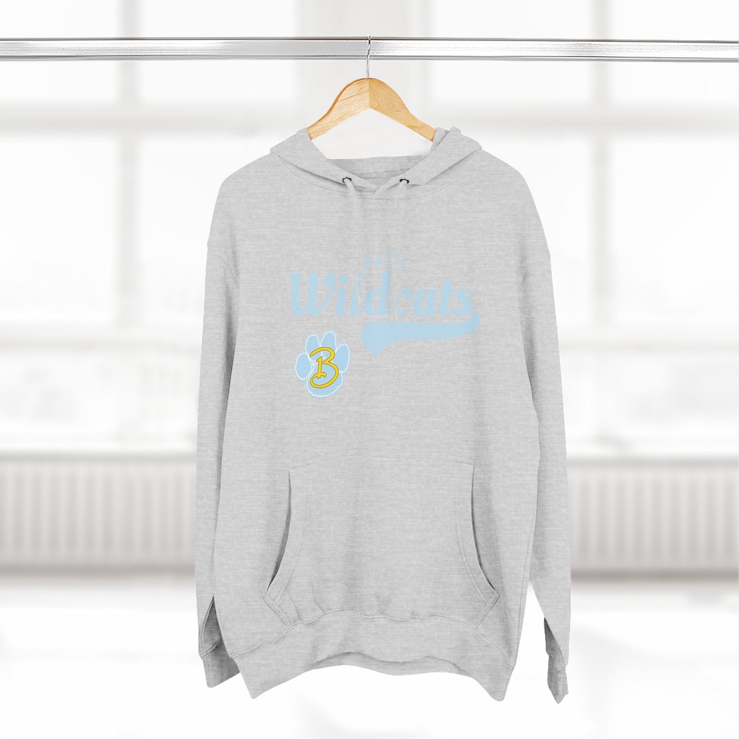Vintage Bath Three-Panel Fleece Hoodie