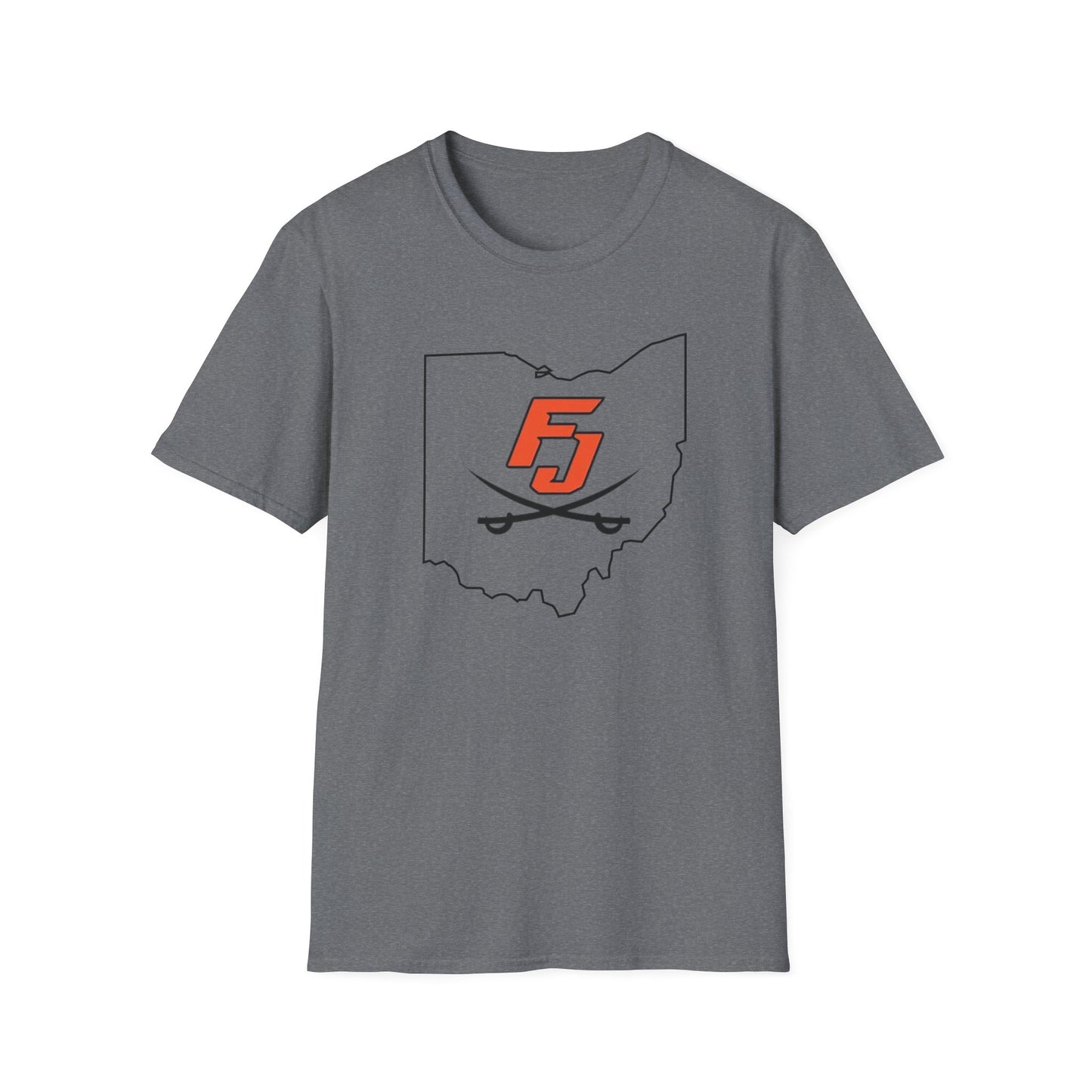 Fort Jennings Ohio logo Gildan Tee