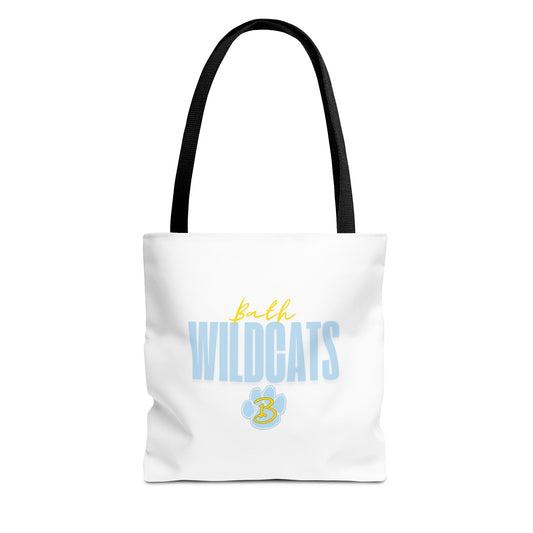 Bath Custom White Tote Bag