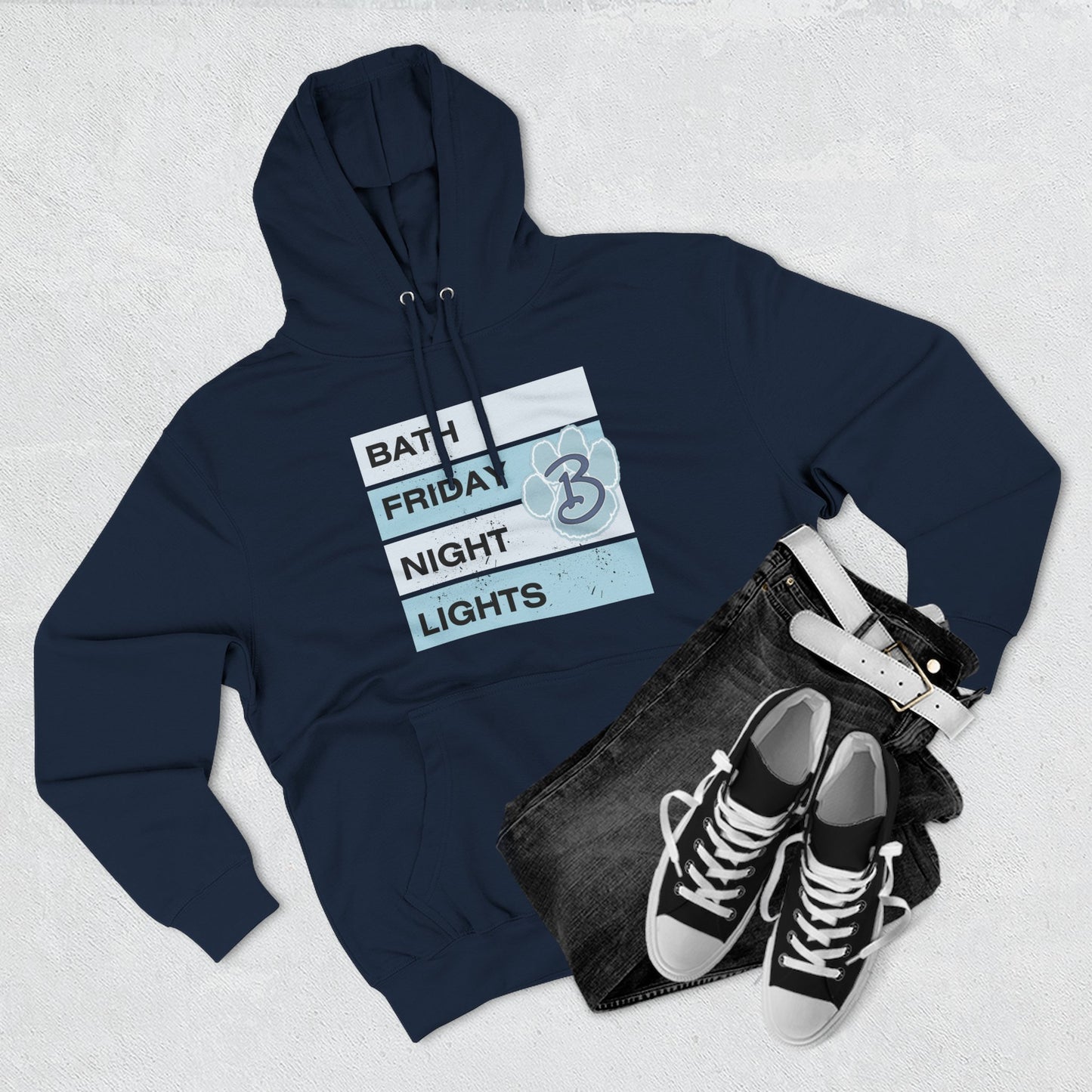 Bath Three-Panel Fleece Hoodie - Friday Night Lights