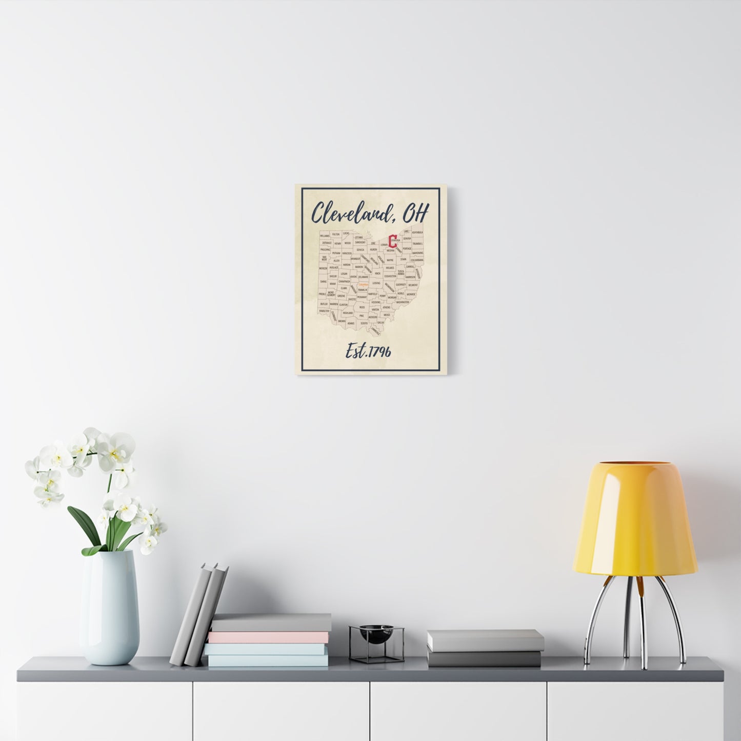 Cleveland Guardians Matte Canvas