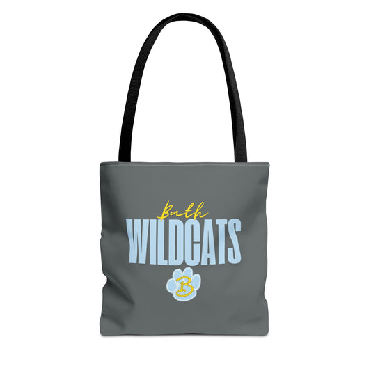 Bath Custom Grey Tote Bag