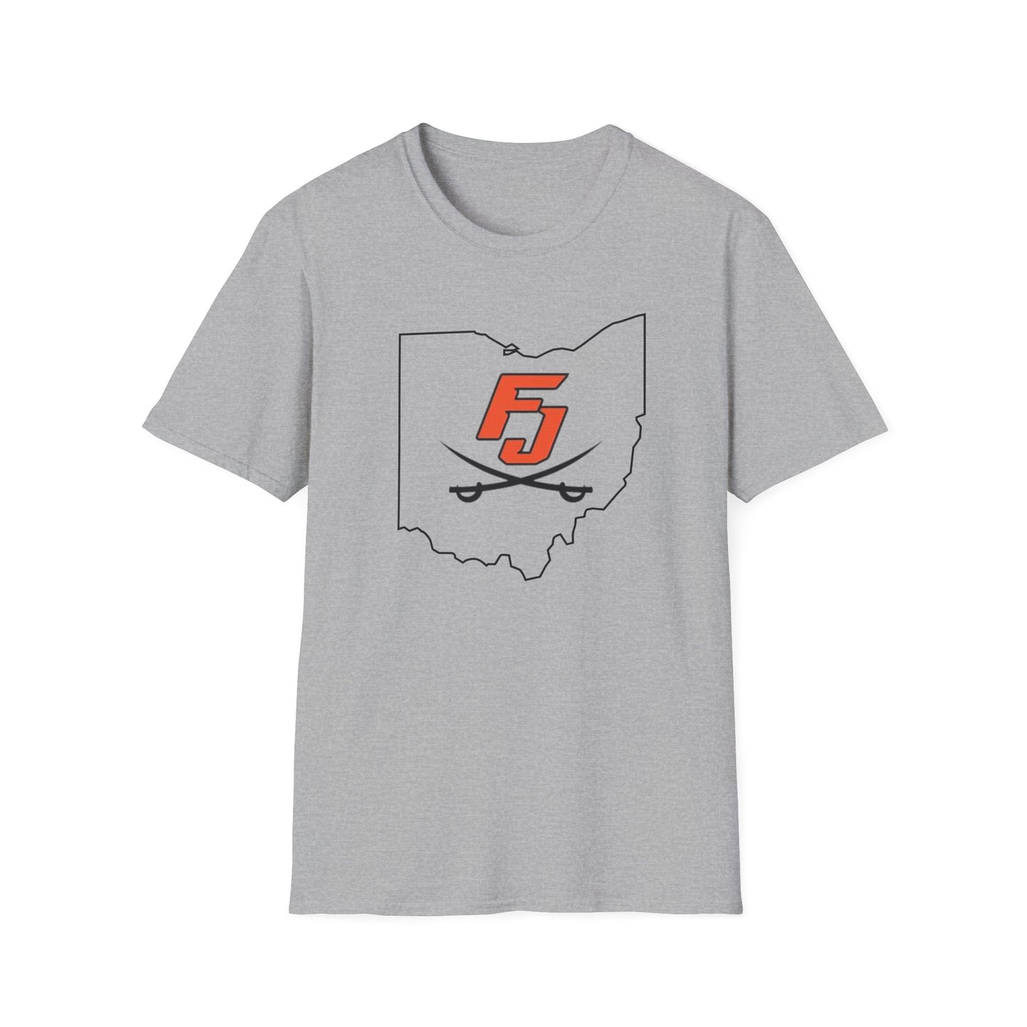Fort Jennings Ohio logo Gildan Tee