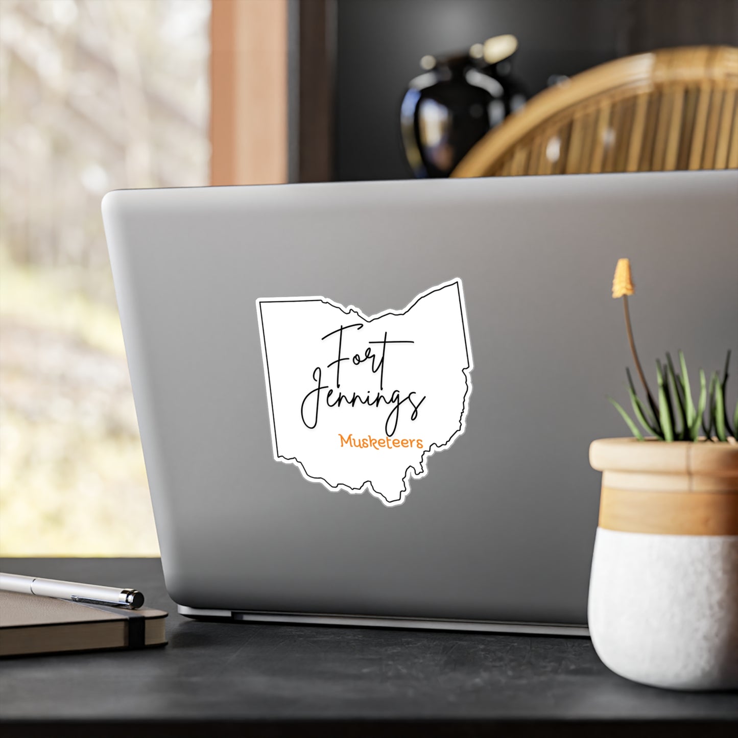 Fort Jennings White Vinyl Decals
