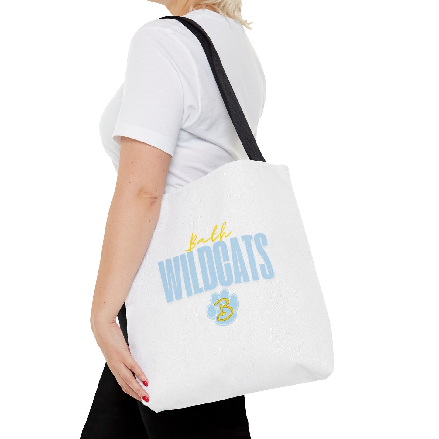 Bath Custom White Tote Bag