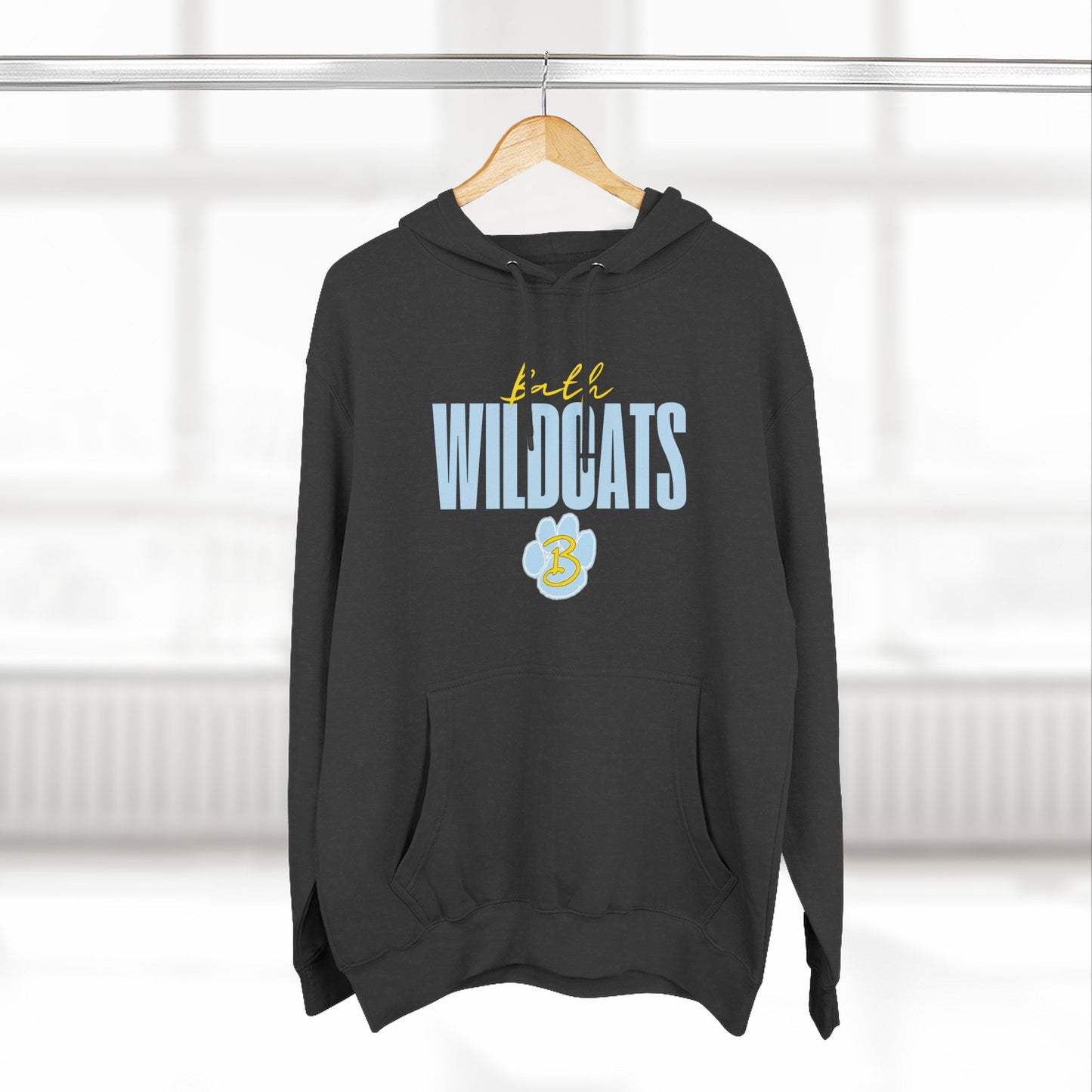 Bath Three-Panel Fleece Hoodie