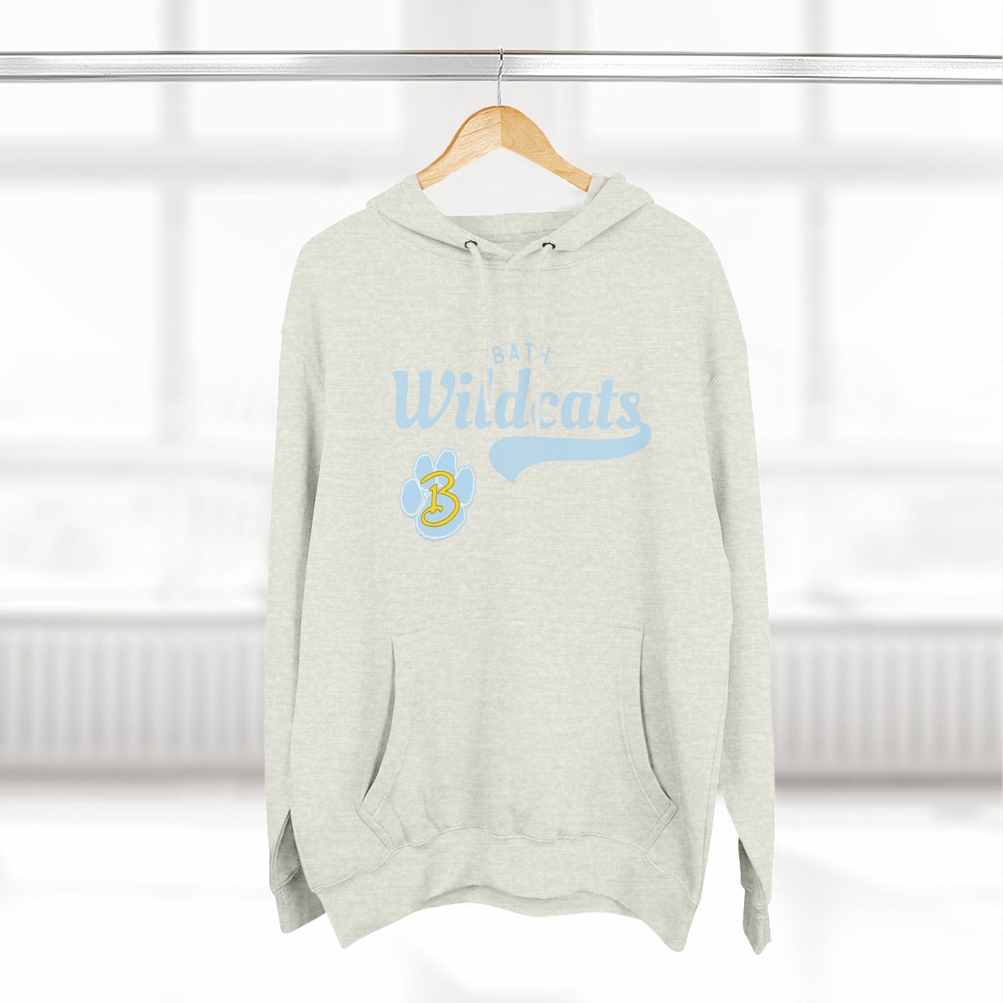 Vintage Bath Three-Panel Fleece Hoodie