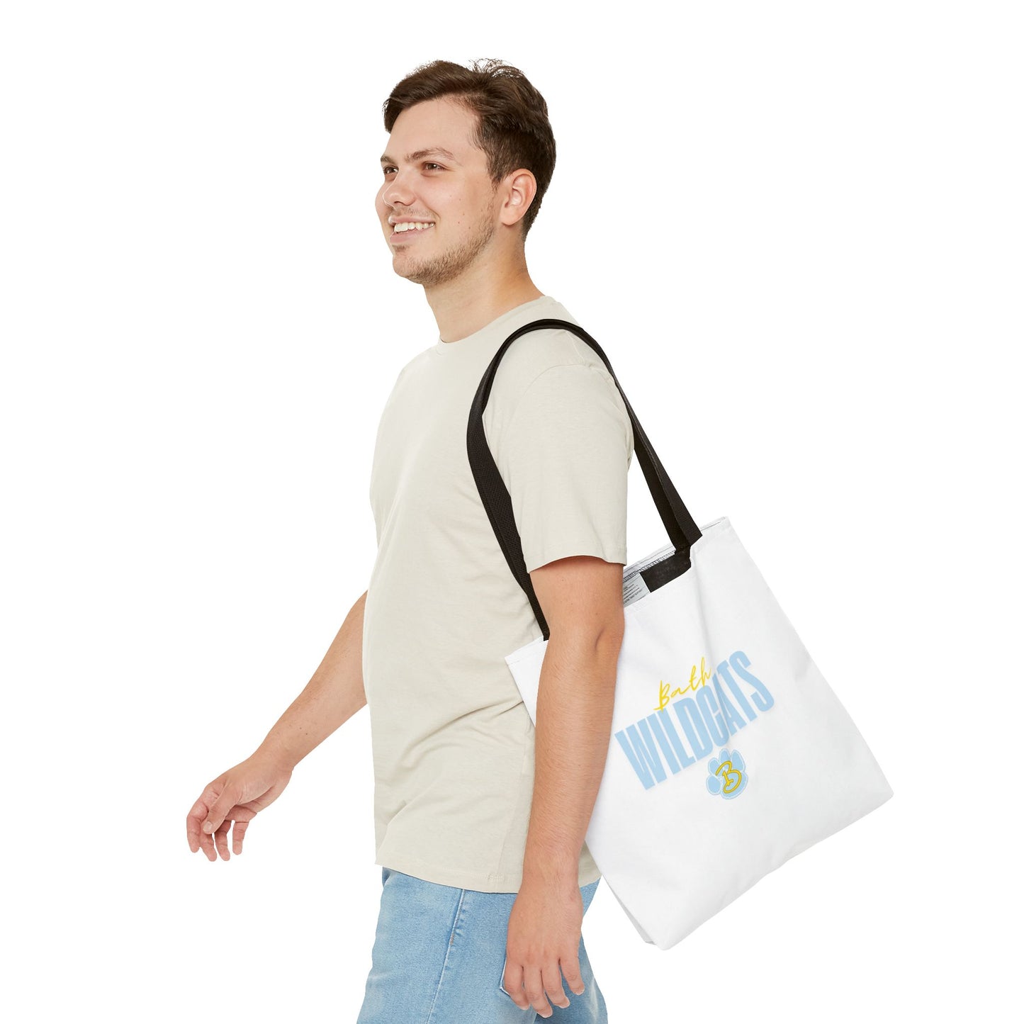 Bath Custom White Tote Bag