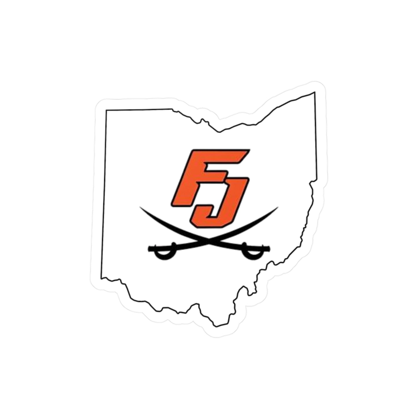 FJ White Vinyl Decals