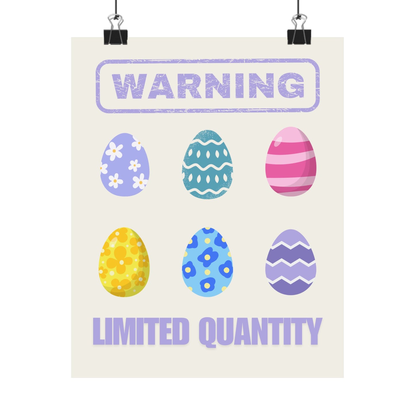 Easter Egg Matte Vertical Posters