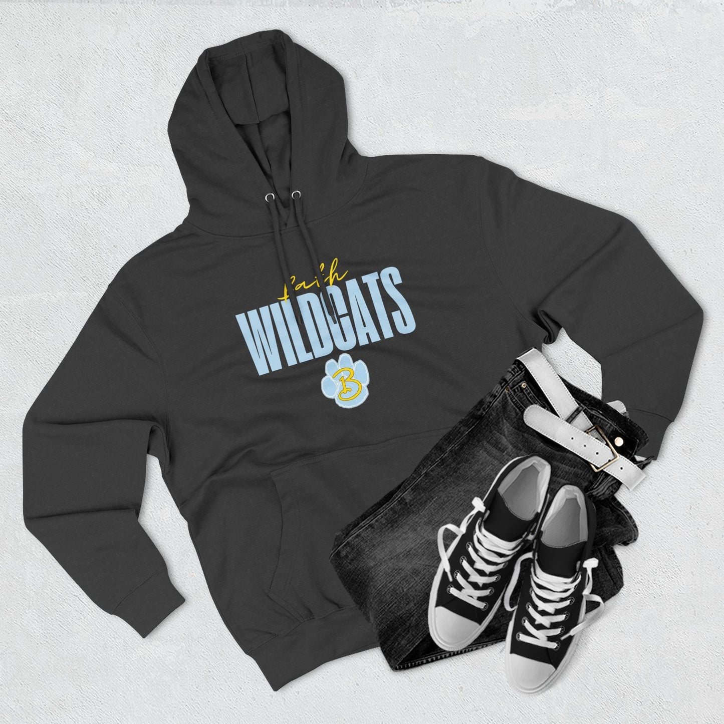 Bath Three-Panel Fleece Hoodie