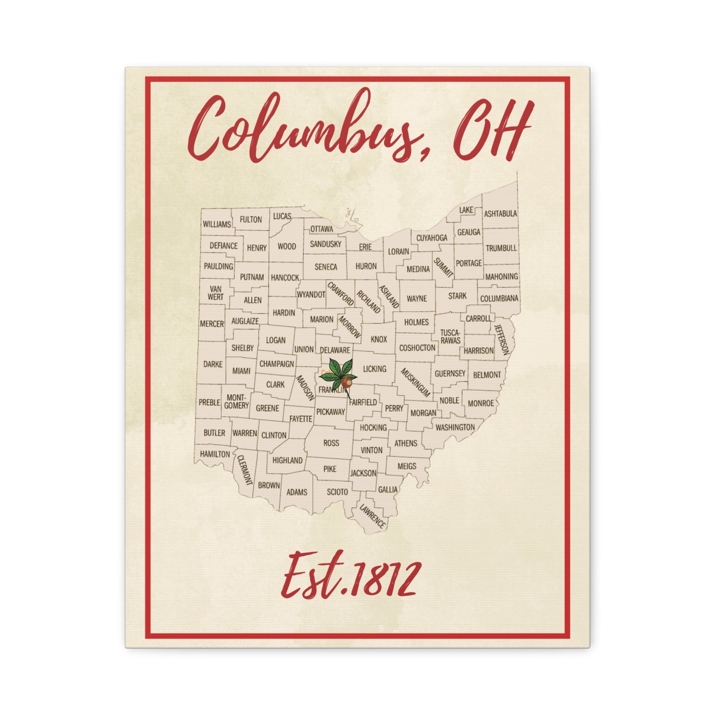 Columbus Matte Canvas