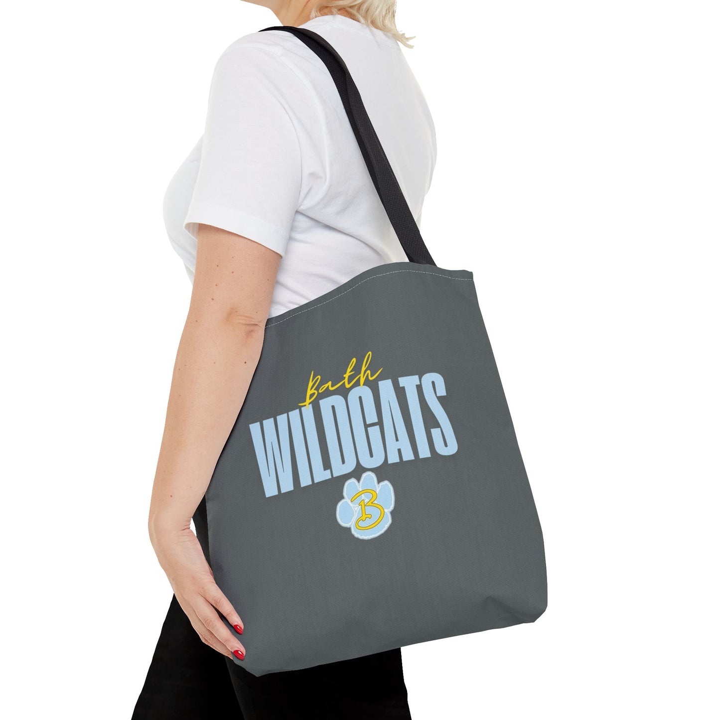 Bath Custom Grey Tote Bag