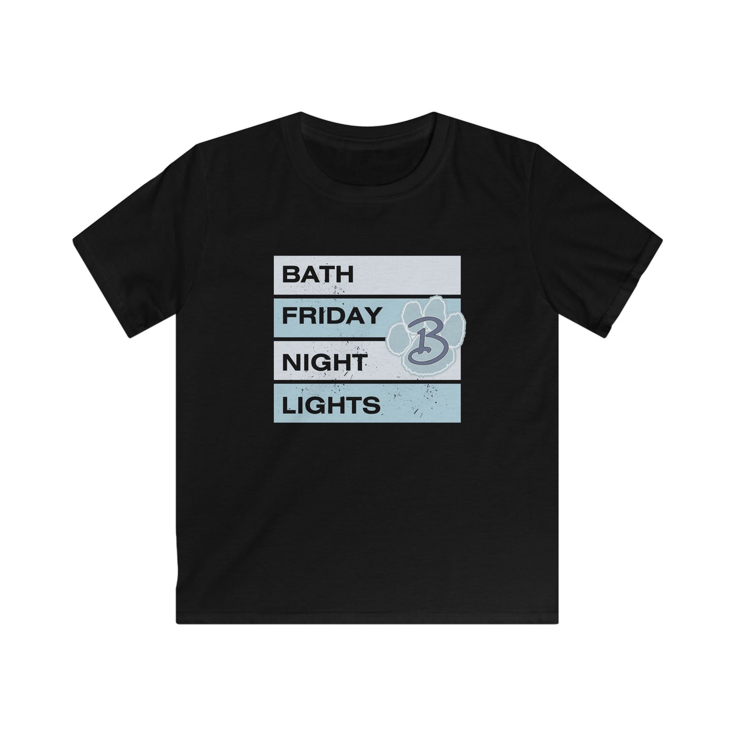 Kids Bath Wildcats Vintage Softstyle Tee