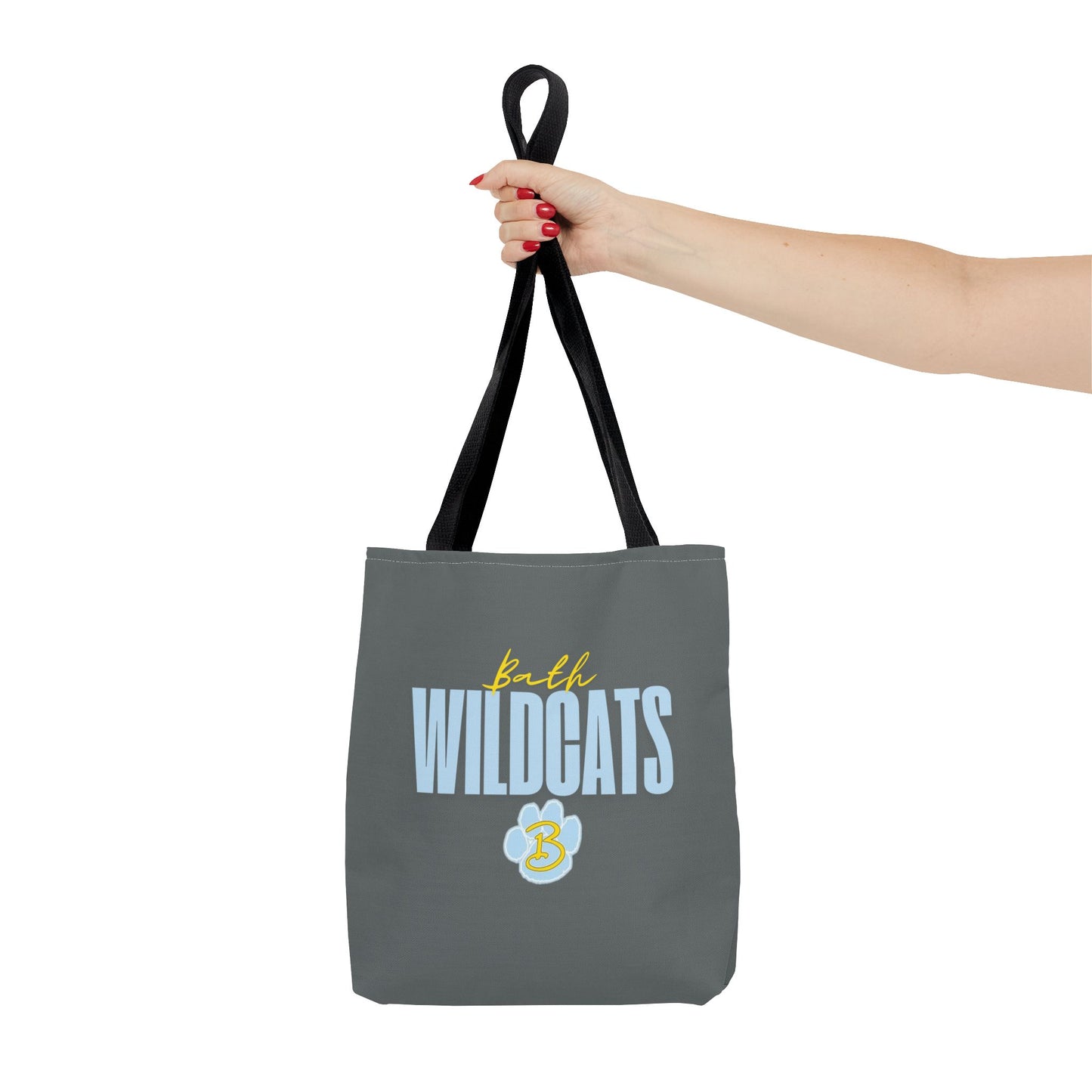 Bath Custom Grey Tote Bag