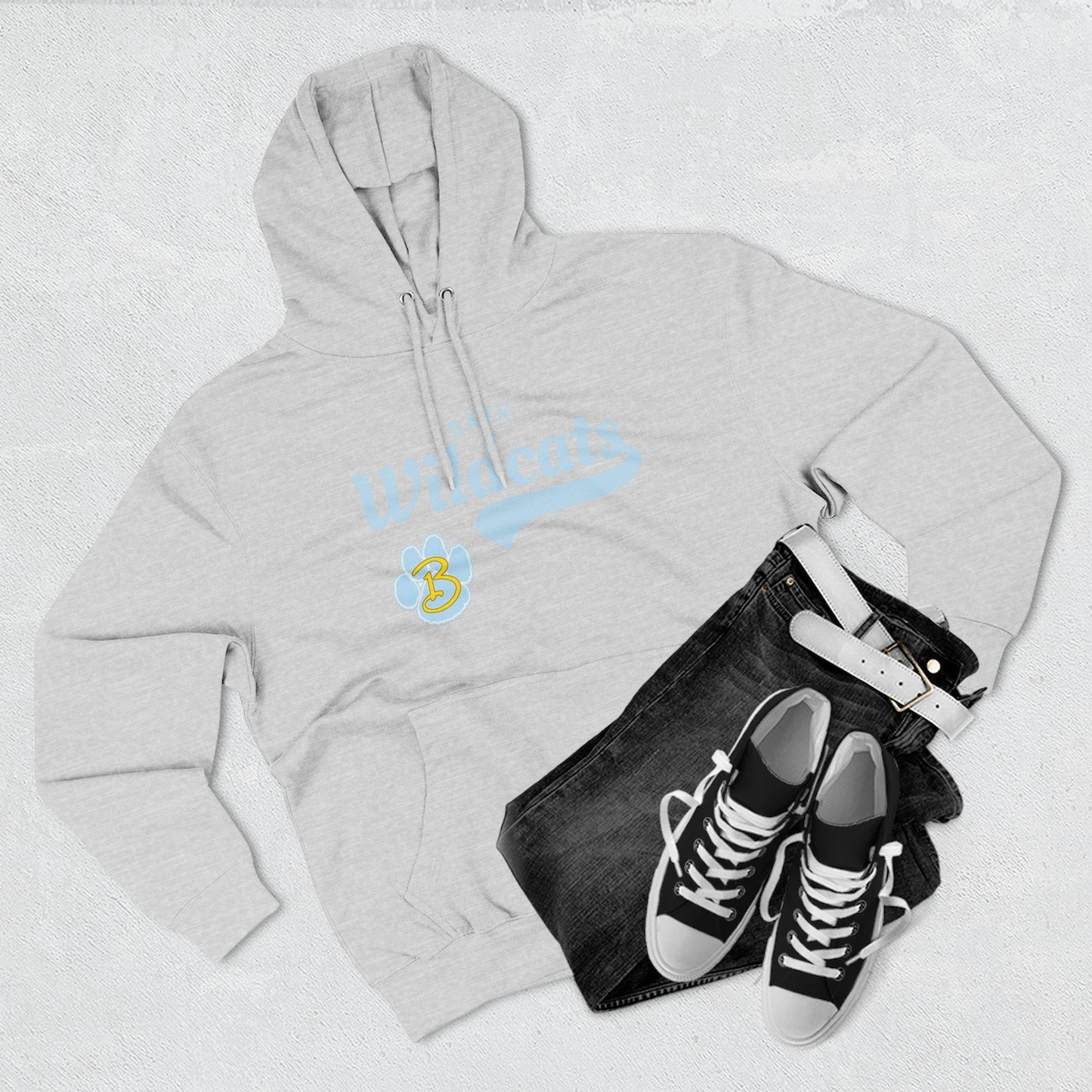 Vintage Bath Three-Panel Fleece Hoodie