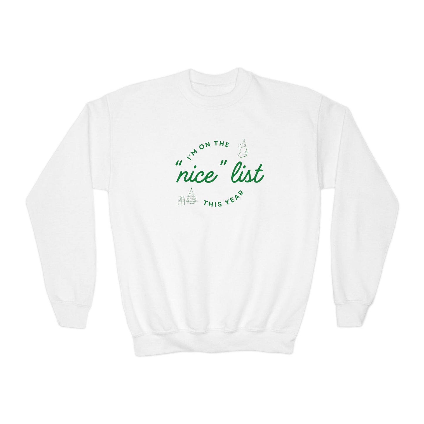 Youth "Nice" List Crewneck
