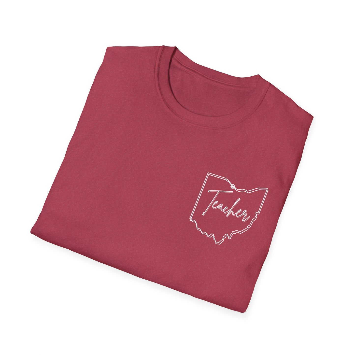 Teach Ohio shaped Logo Shirt