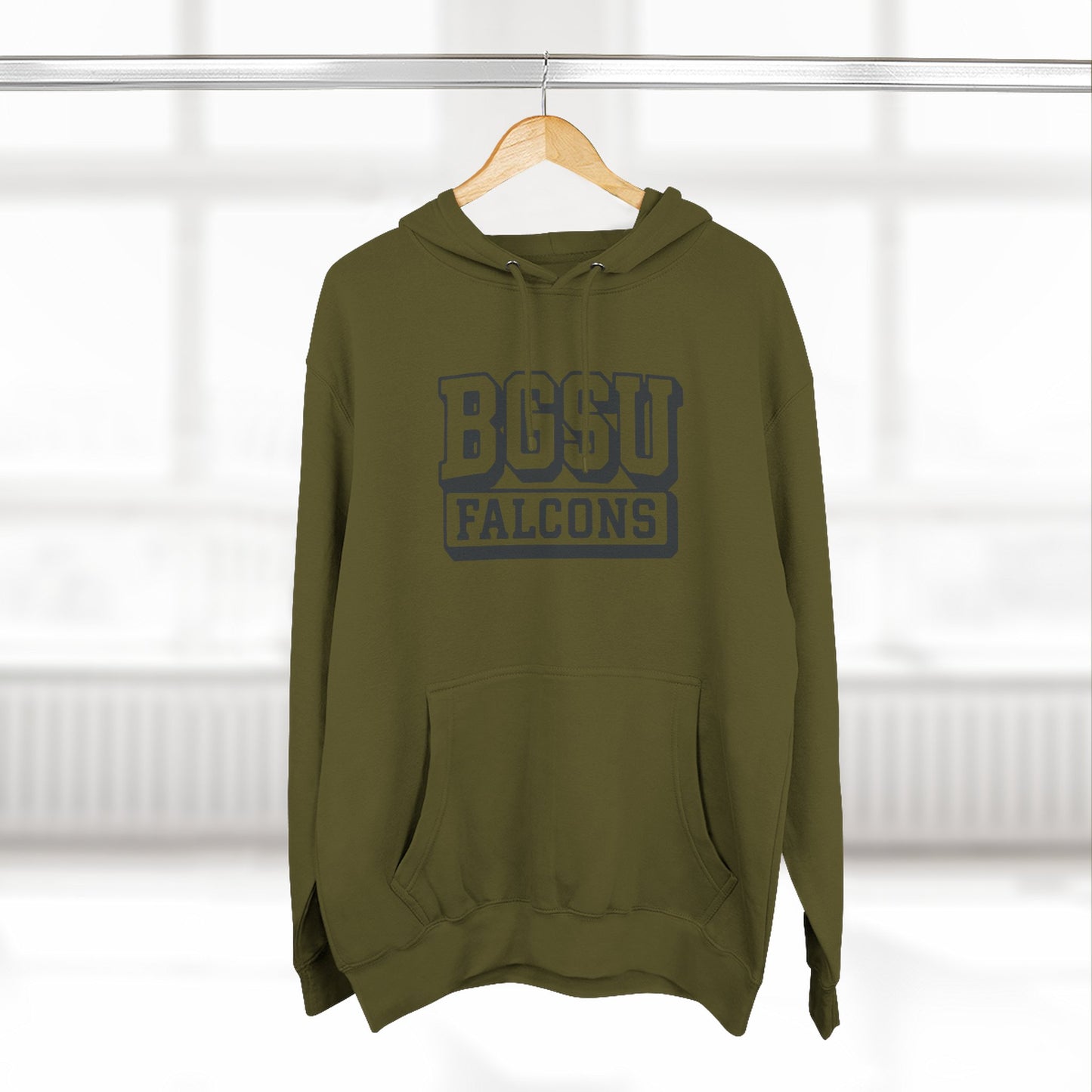 BGSU Three-Panel Fleece Hoodie