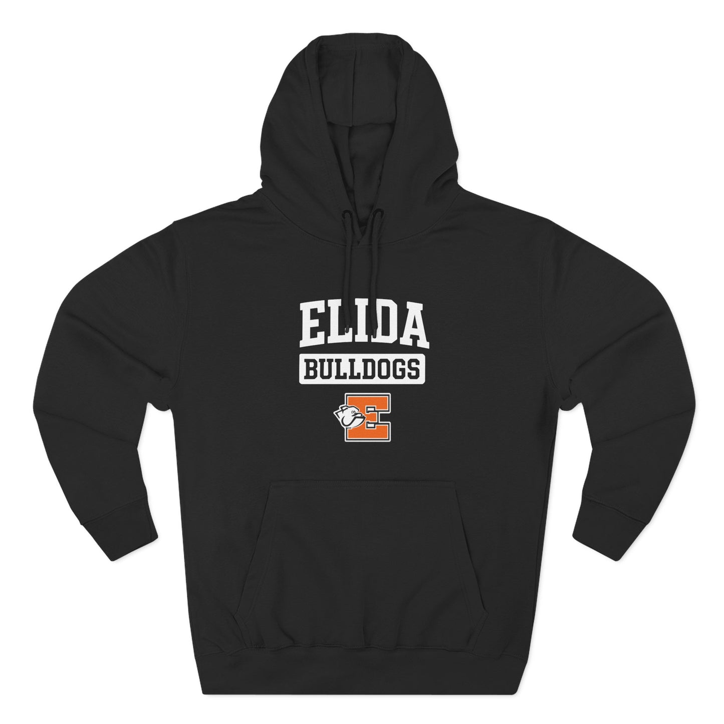 Elida Three-Panel Fleece Hoodie