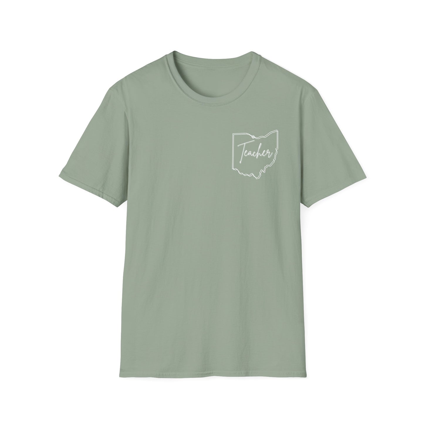 Teach Ohio shaped Logo Shirt
