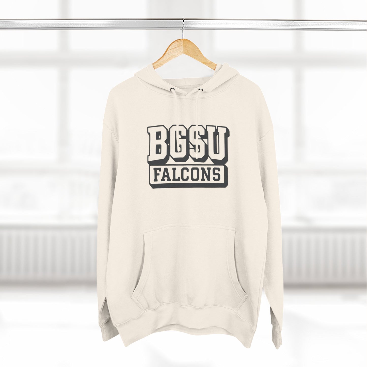 BGSU Three-Panel Fleece Hoodie
