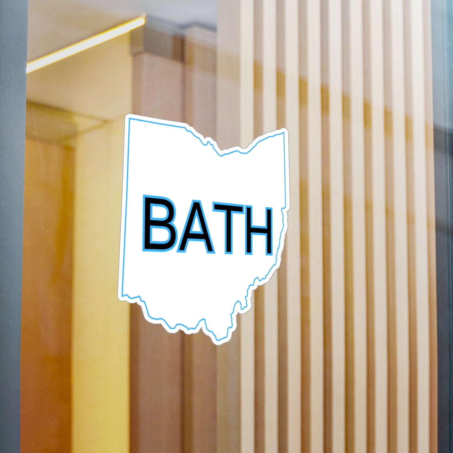Bath Vinyl Decal