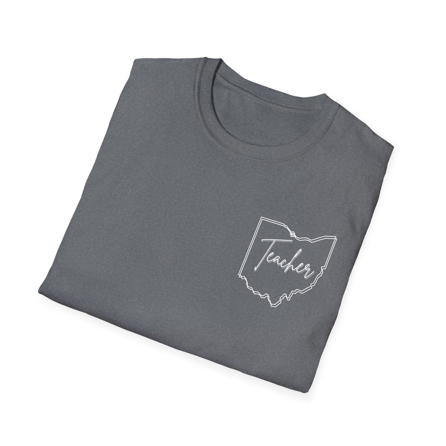 Teach Ohio shaped Logo Shirt