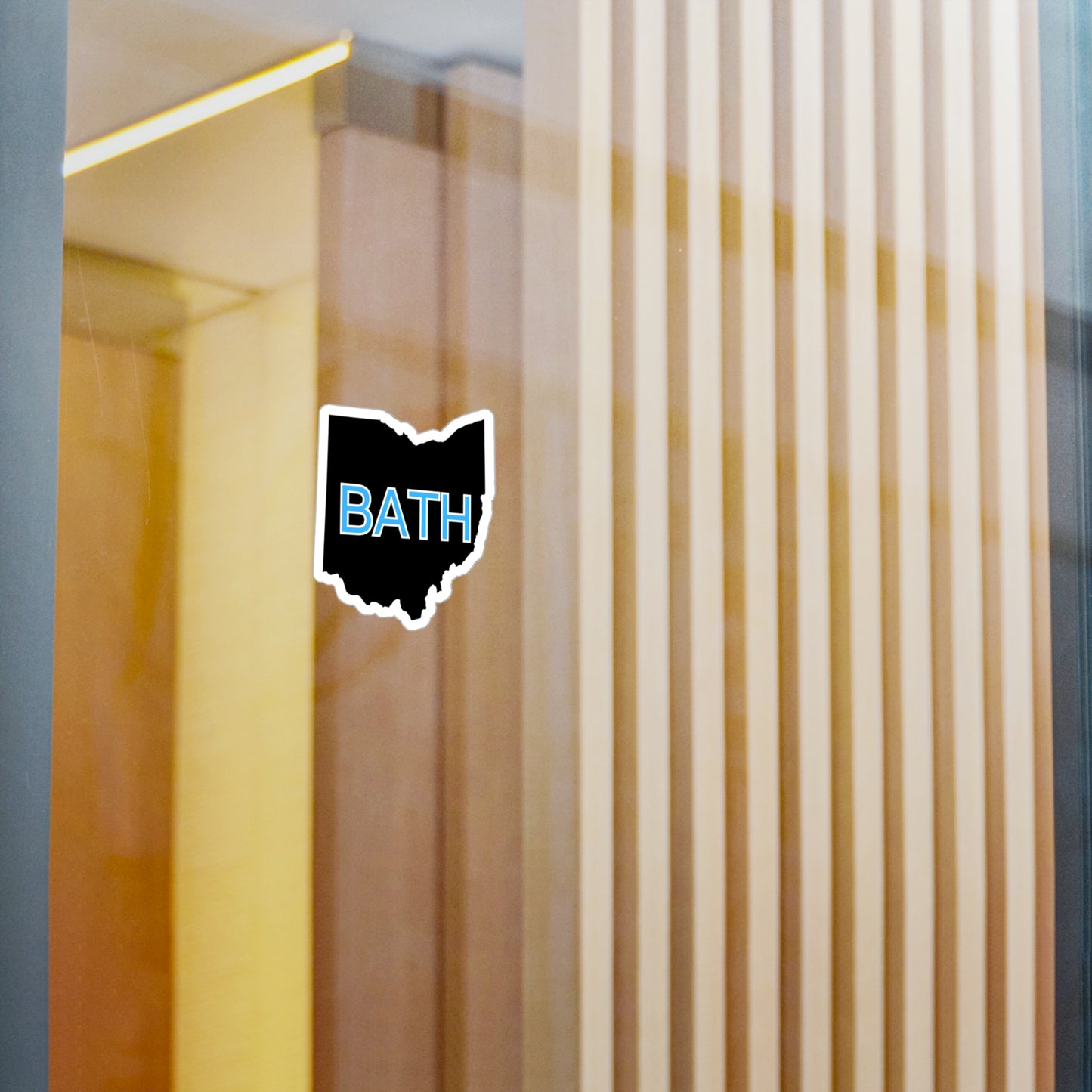 Bath Block Vinyl Decals