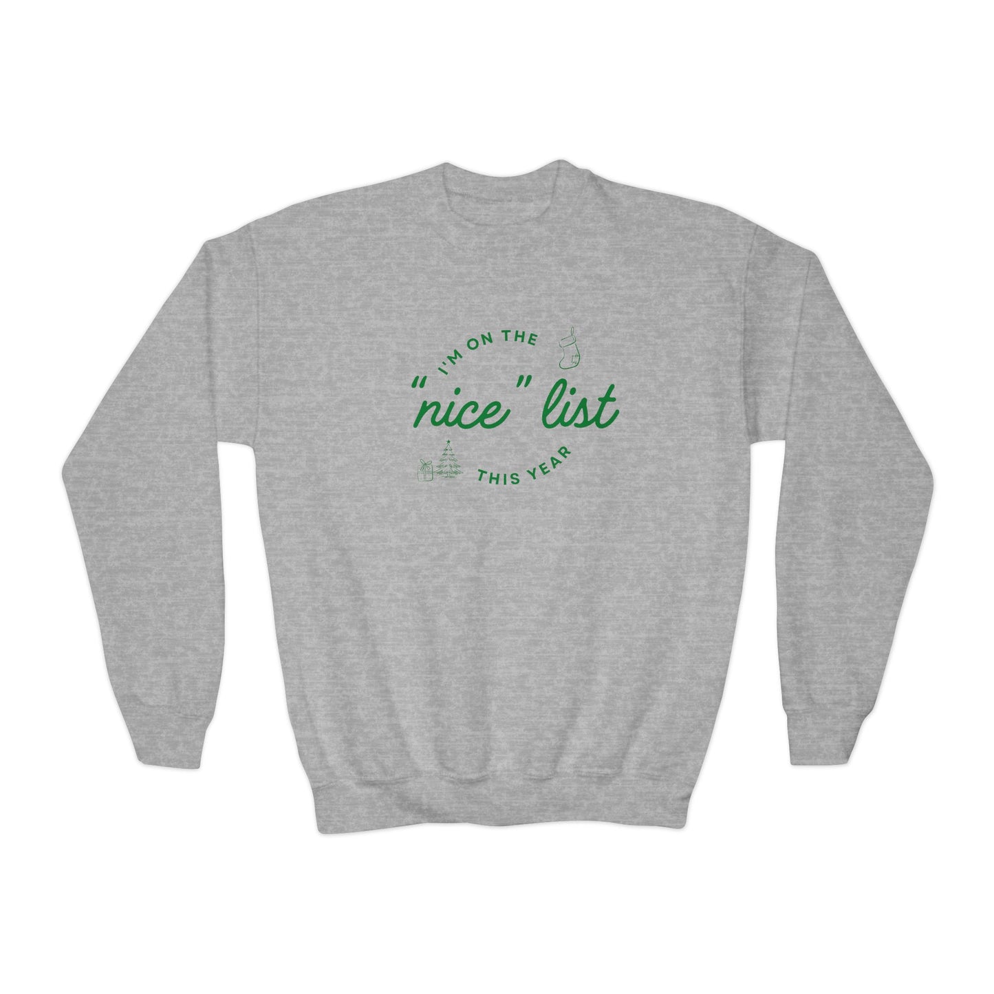 Youth "Nice" List Crewneck