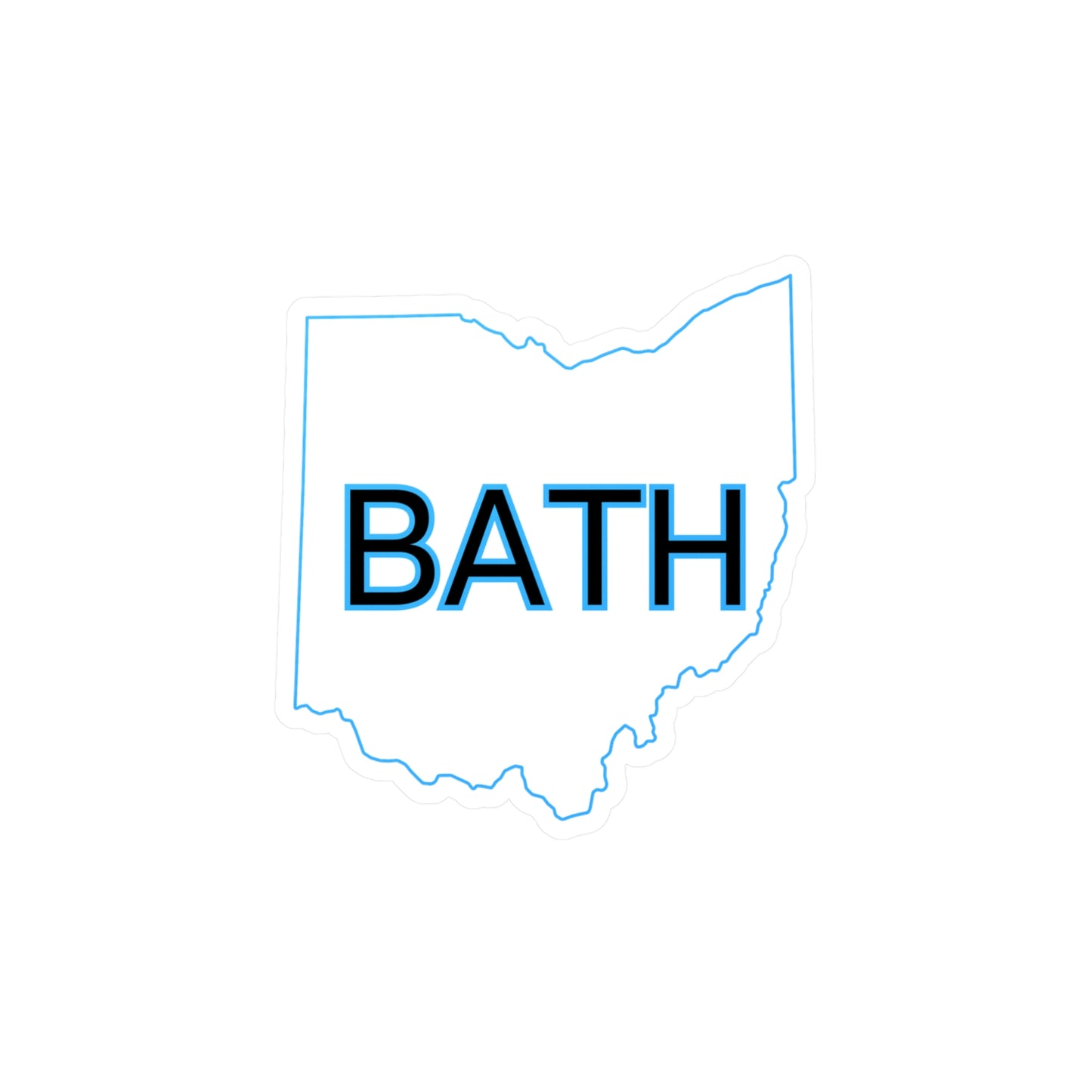 Bath Vinyl Decal