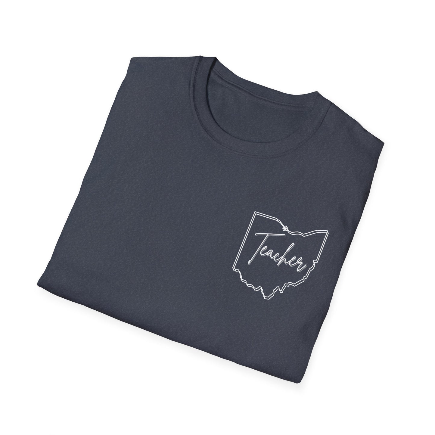 Teach Ohio shaped Logo Shirt
