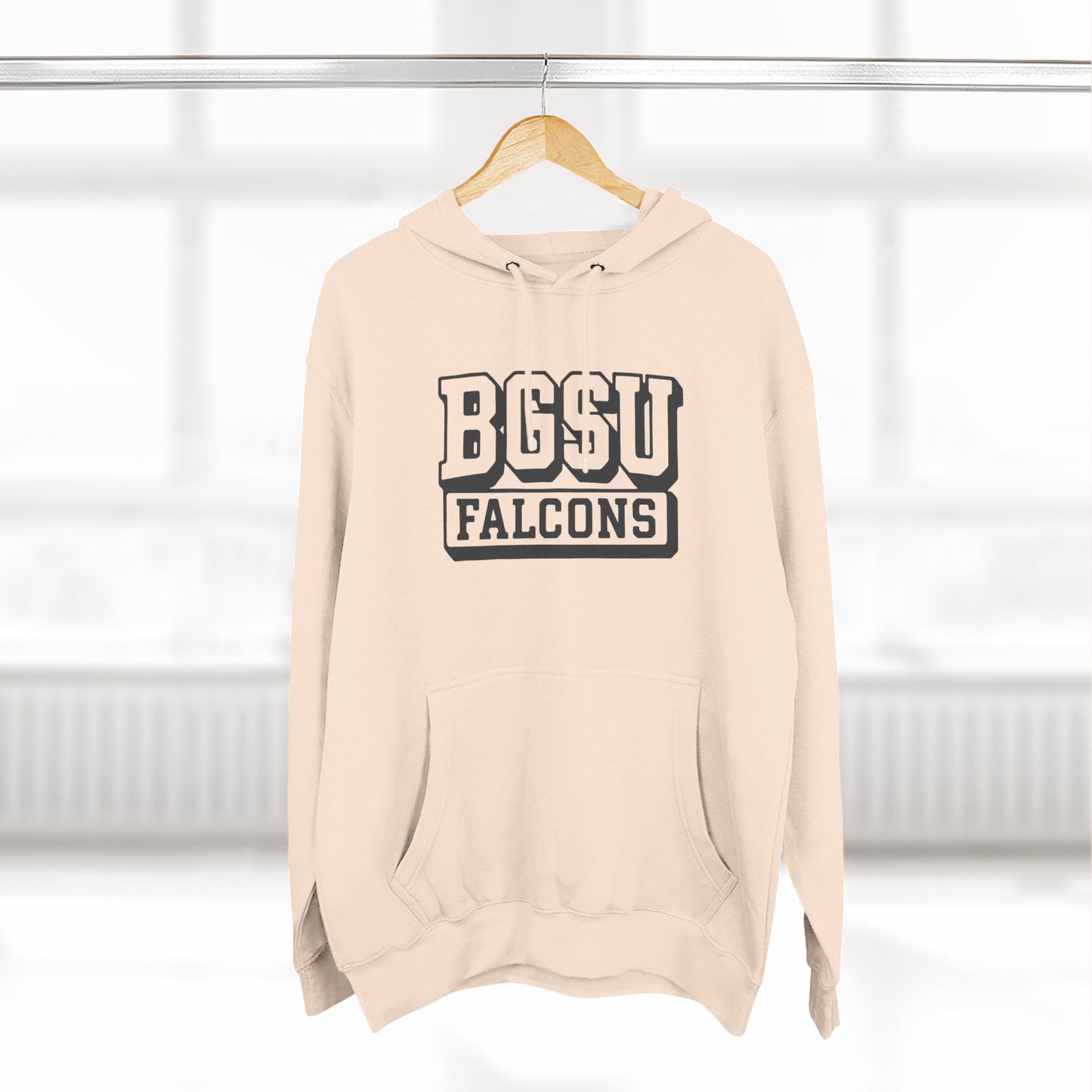 BGSU Three-Panel Fleece Hoodie