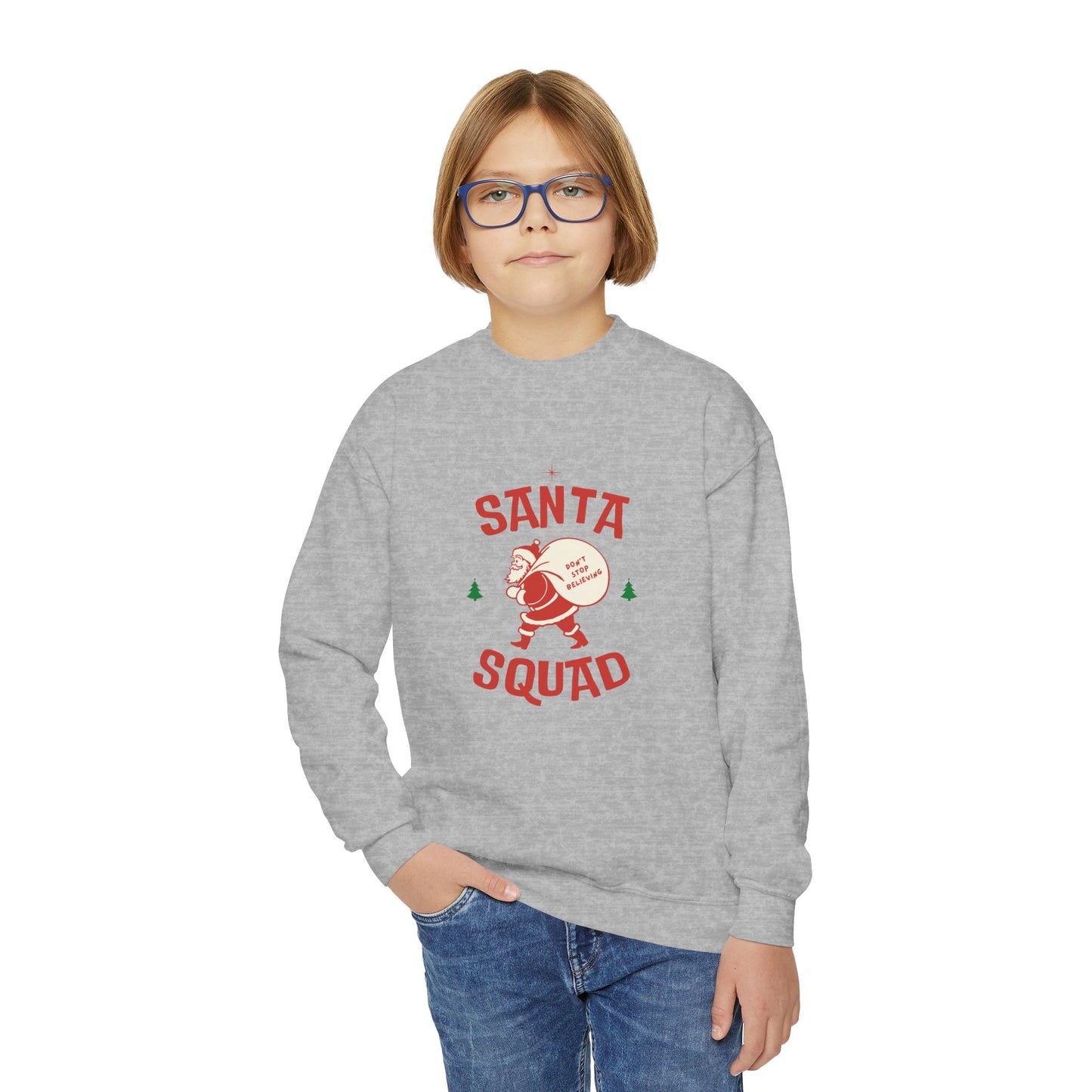Youth Santa Squad Crewneck