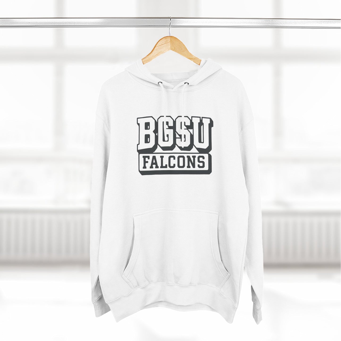 BGSU Three-Panel Fleece Hoodie