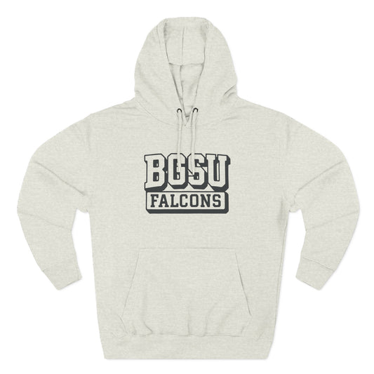 BGSU Three-Panel Fleece Hoodie