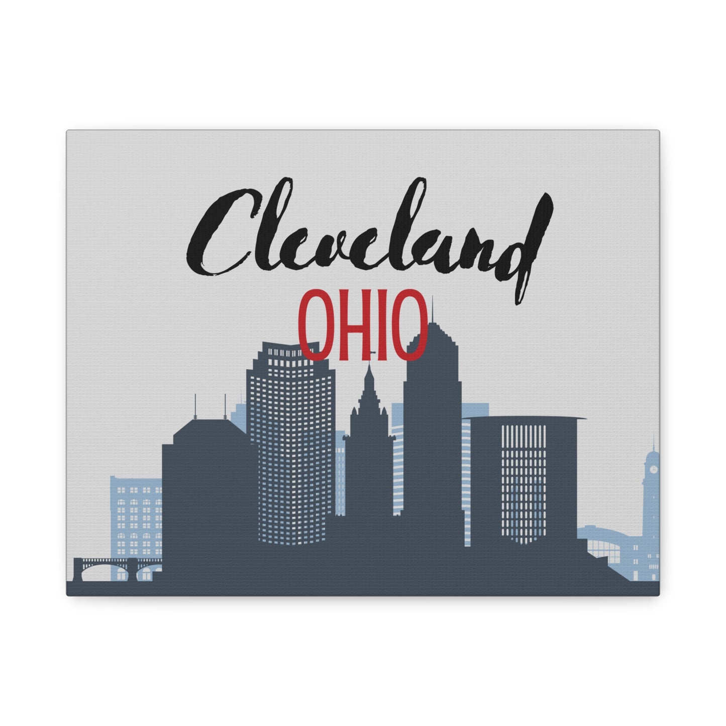 Cleveland Ohio Matte Canvas