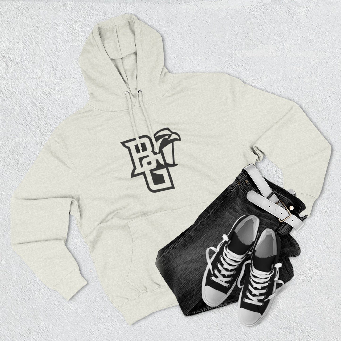 BG Three-Panel Fleece Hoodie