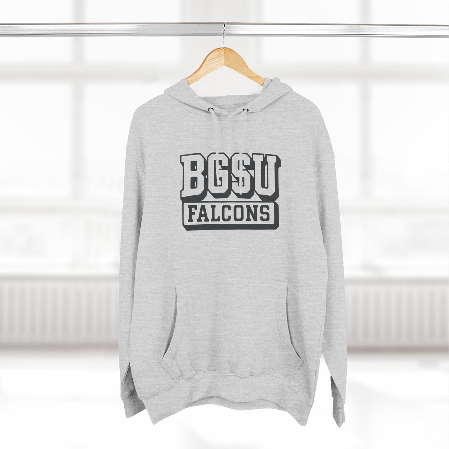 BGSU Three-Panel Fleece Hoodie