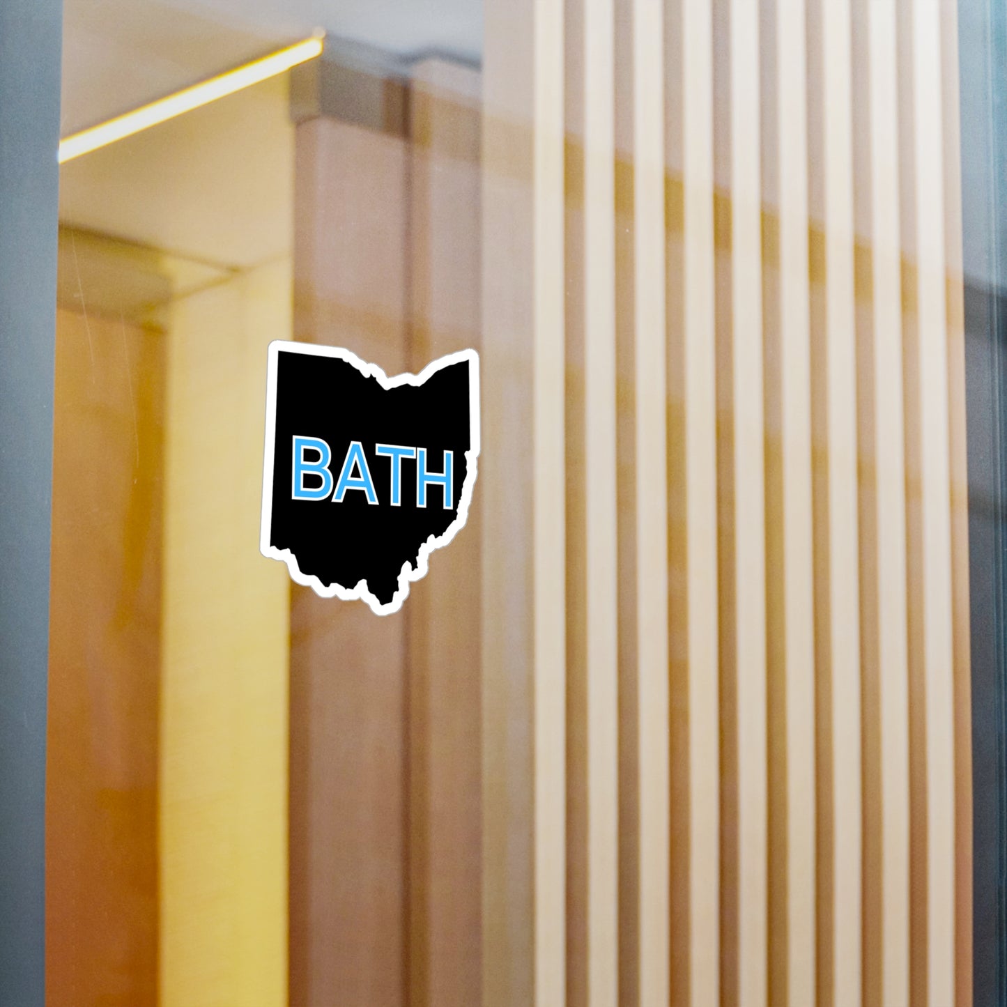 Bath Block Vinyl Decals