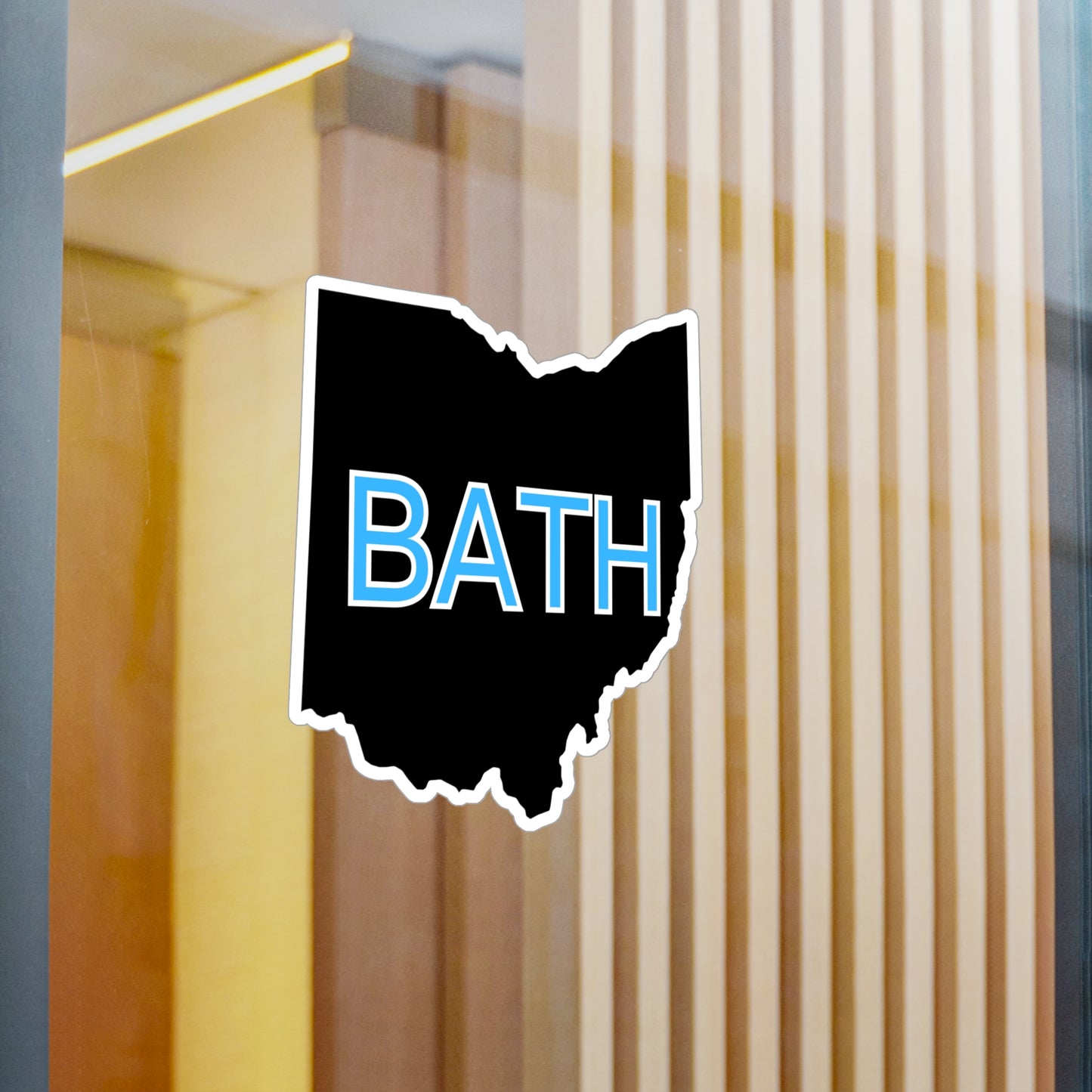Bath Block Vinyl Decals