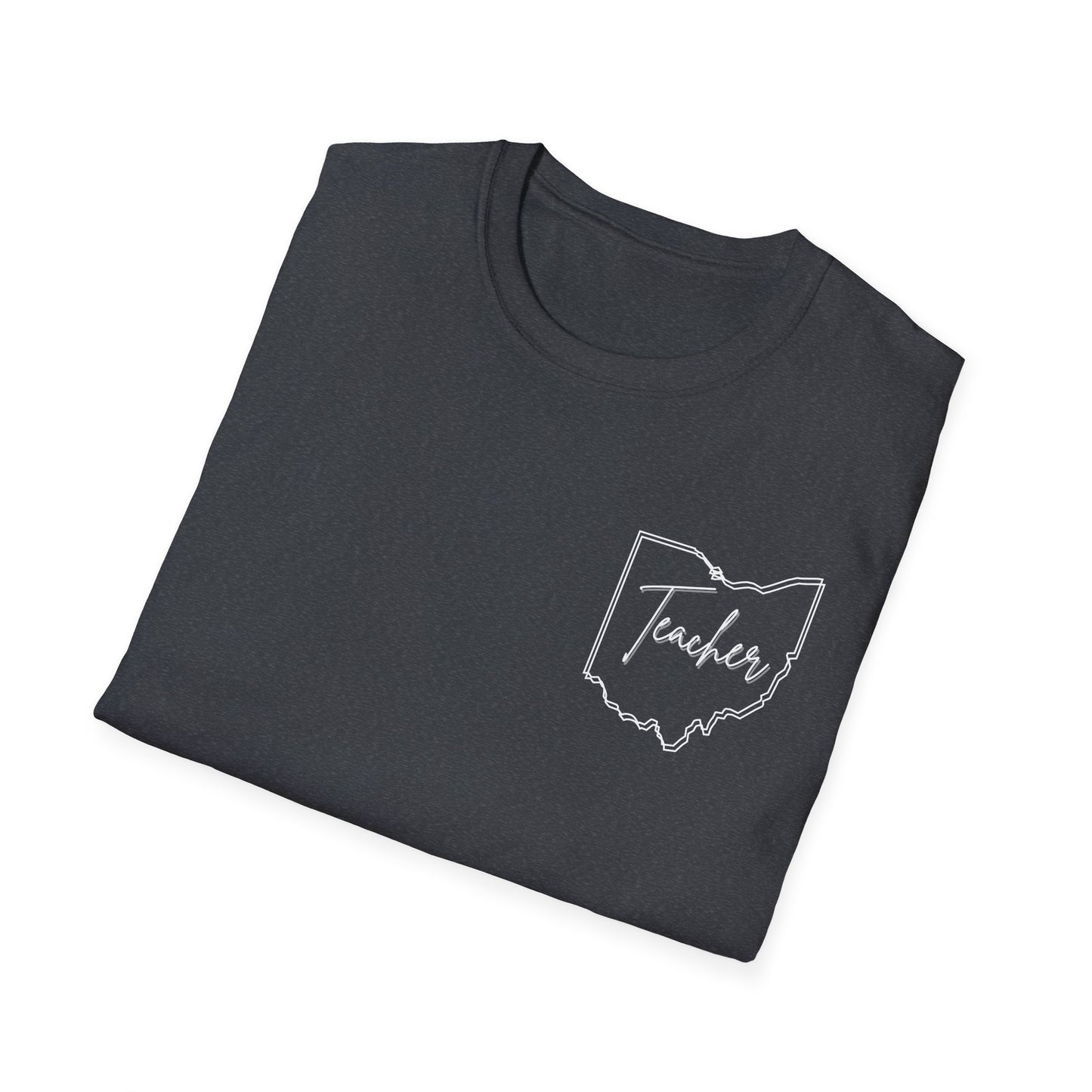 Teach Ohio shaped Logo Shirt