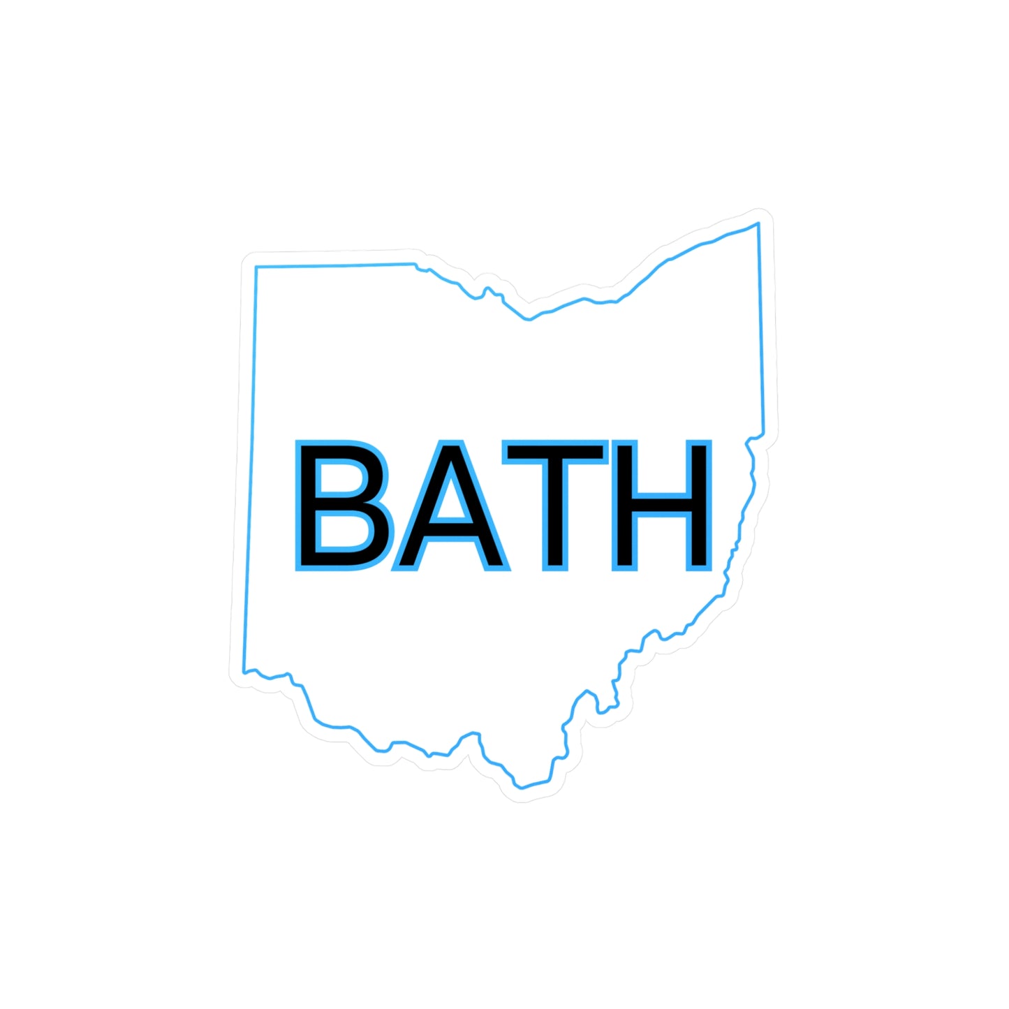 Bath Vinyl Decal