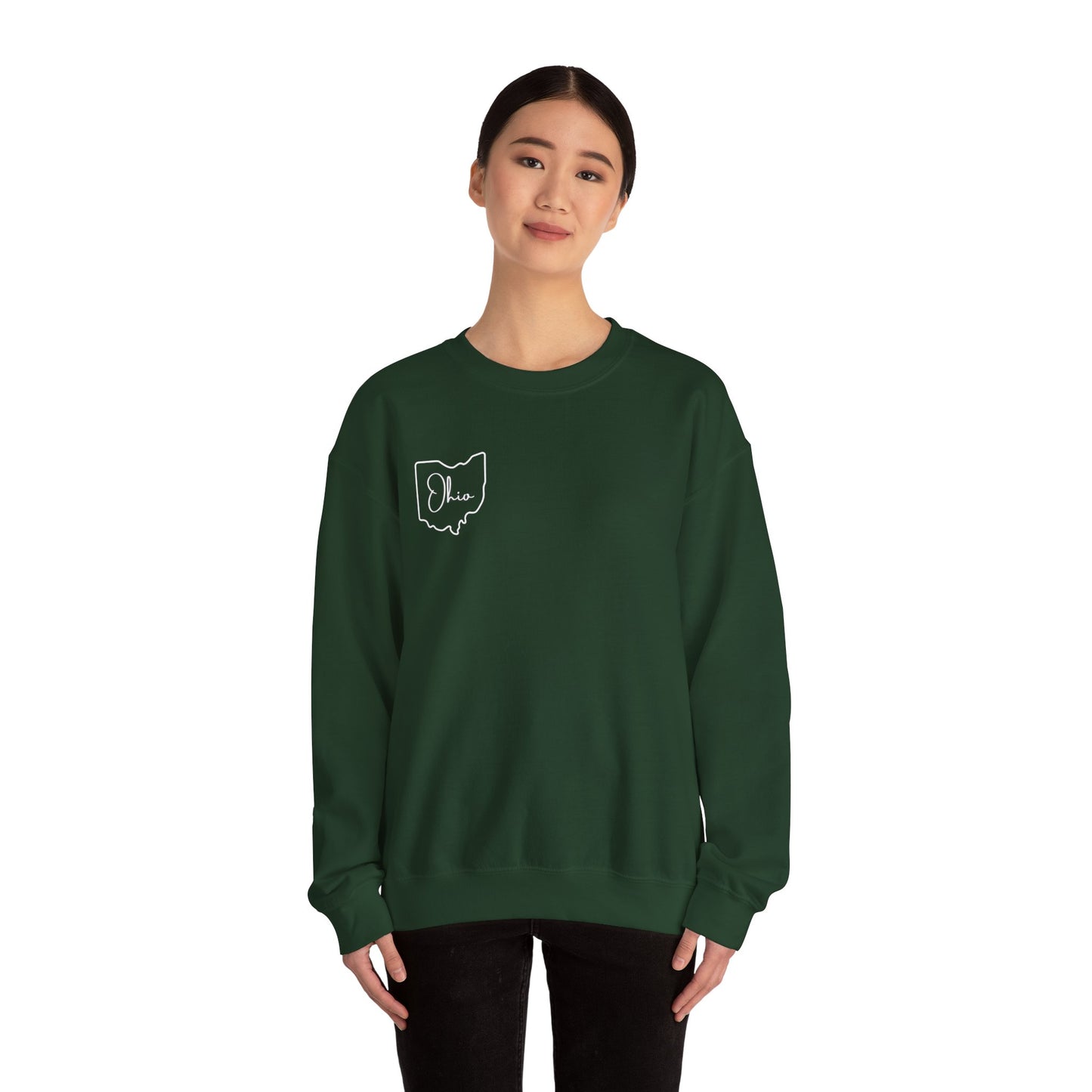 Ohio Outline Crewneck Sweatshirt