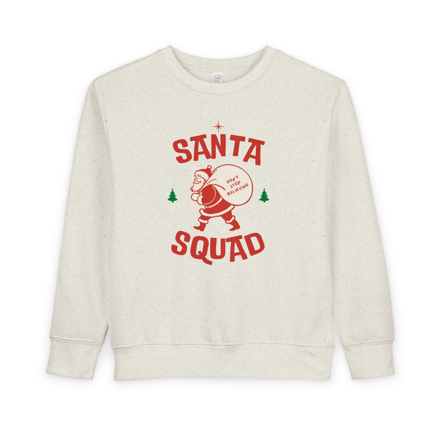 Toddler Santa Squad Rabbit Skins Crewneck