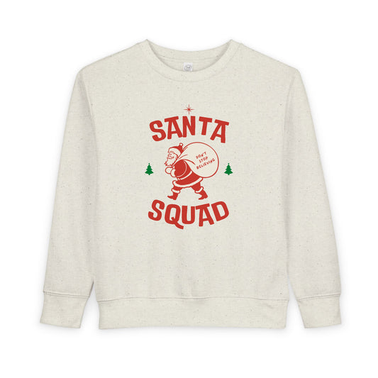 Toddler Santa Squad Rabbit Skins Crewneck