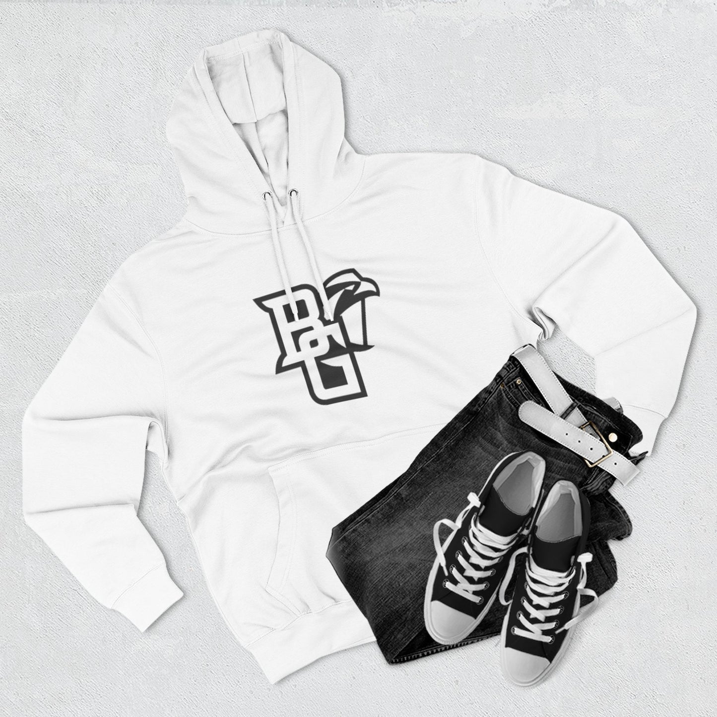 BG Three-Panel Fleece Hoodie