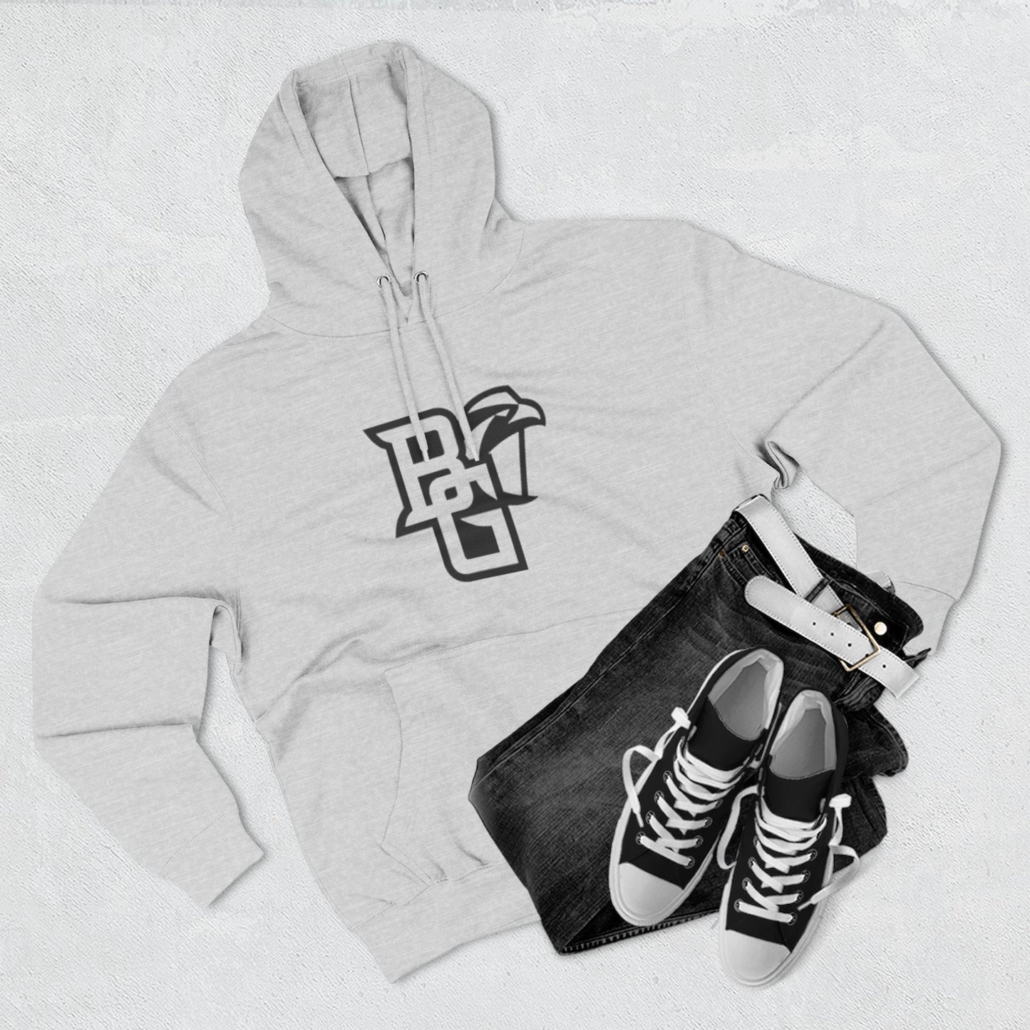 BG Three-Panel Fleece Hoodie