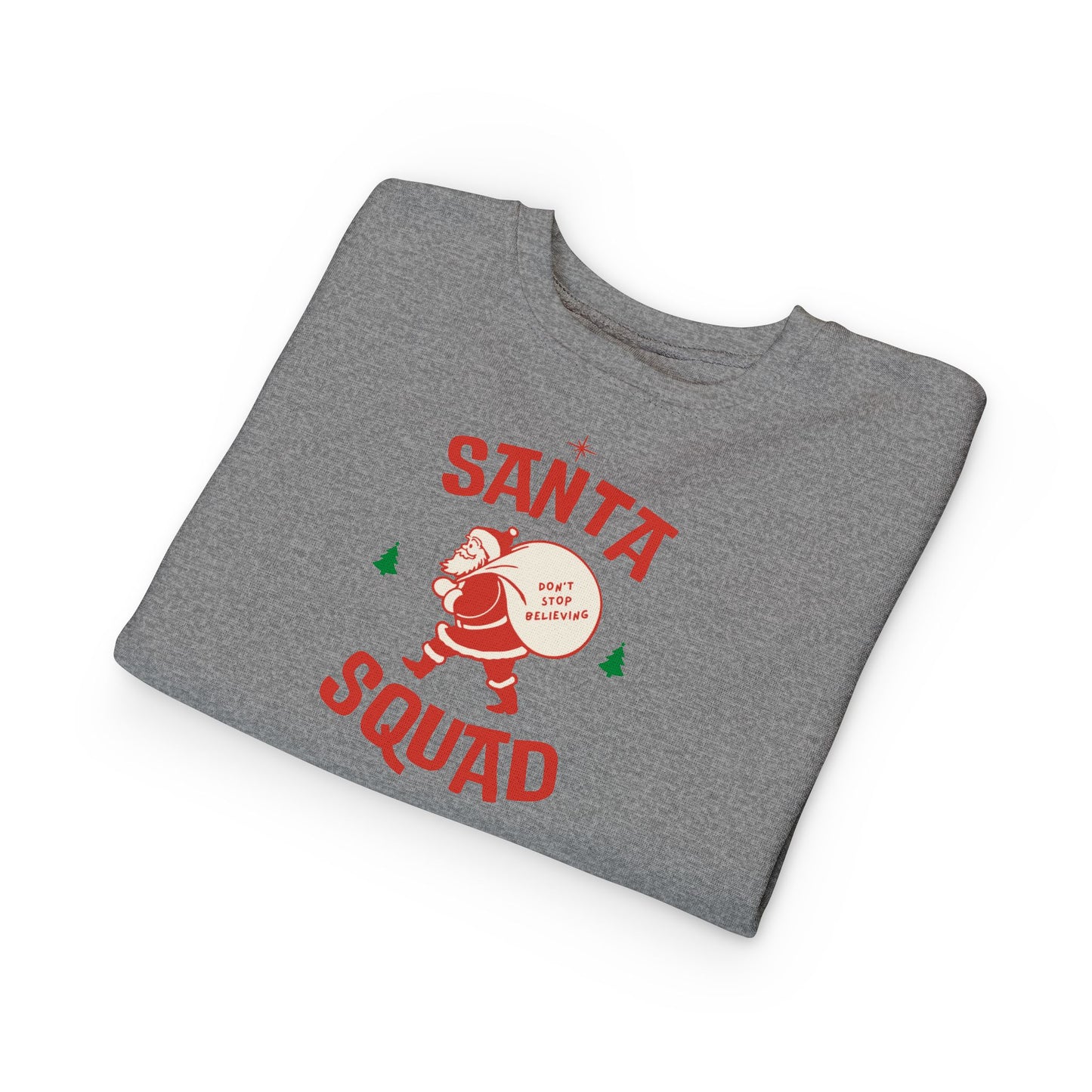 Toddler Santa Squad Rabbit Skins Crewneck